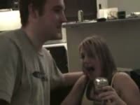 Drunk cousin kiss REAL